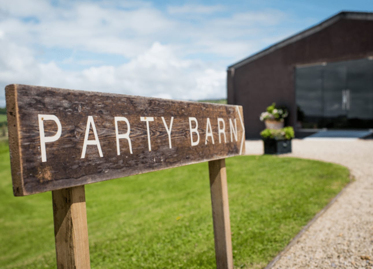 The late night party barn