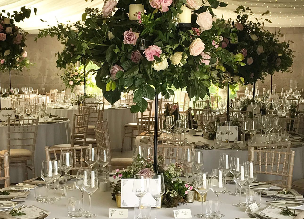 Floral centrepieces