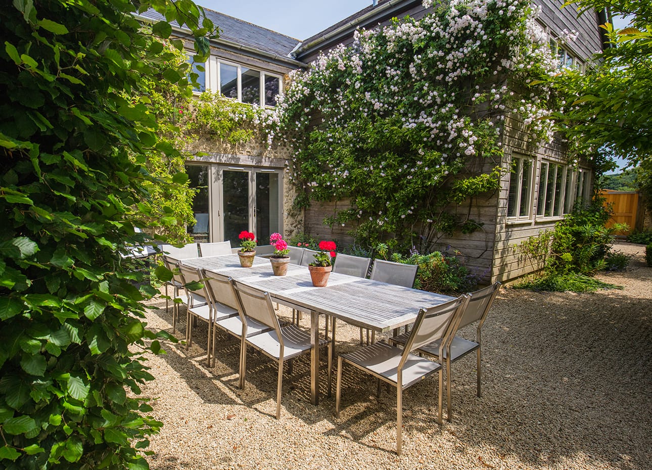 A private garden area at Viehla House at Axnoller