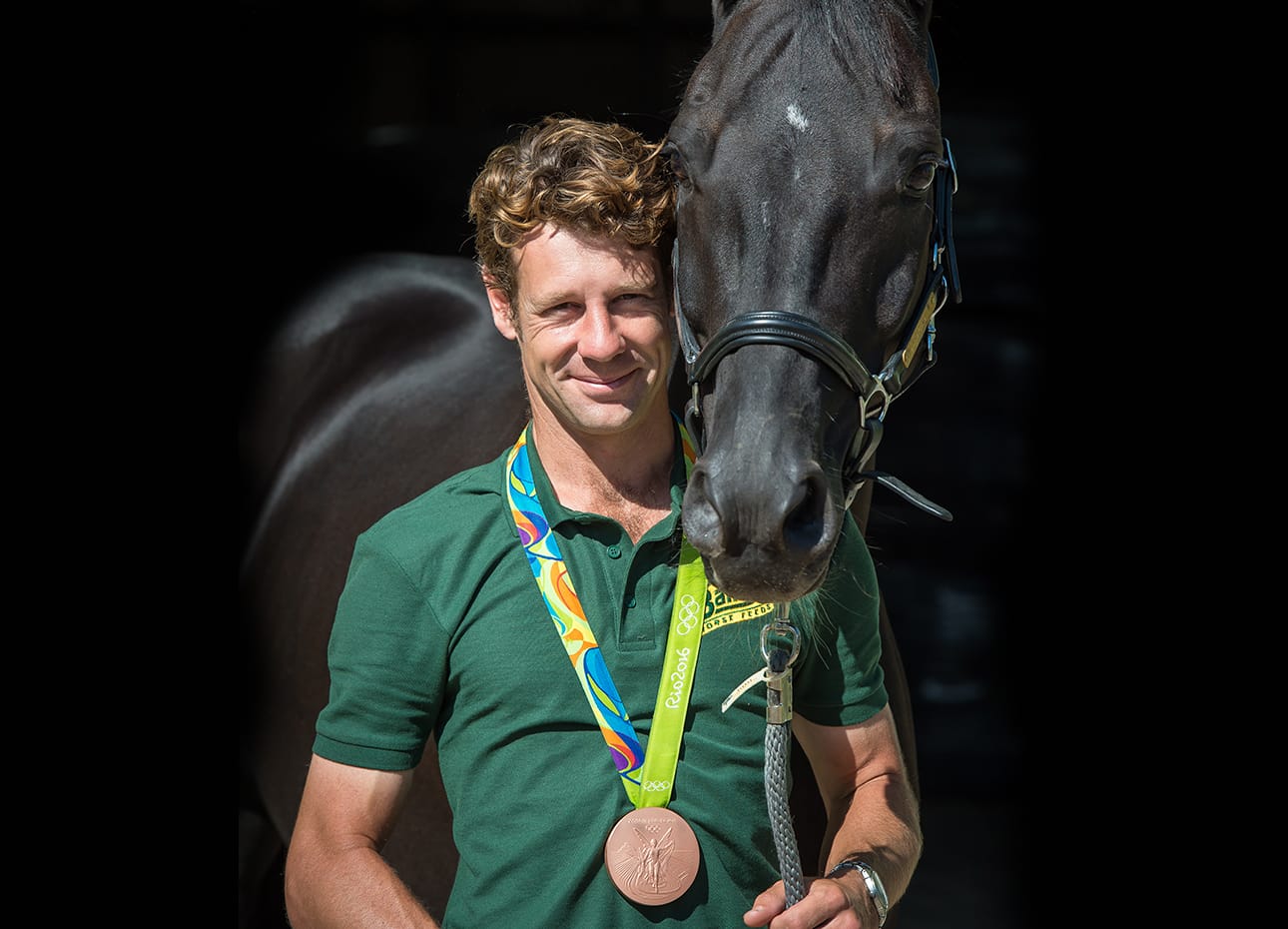 Chris with his Olympic medal