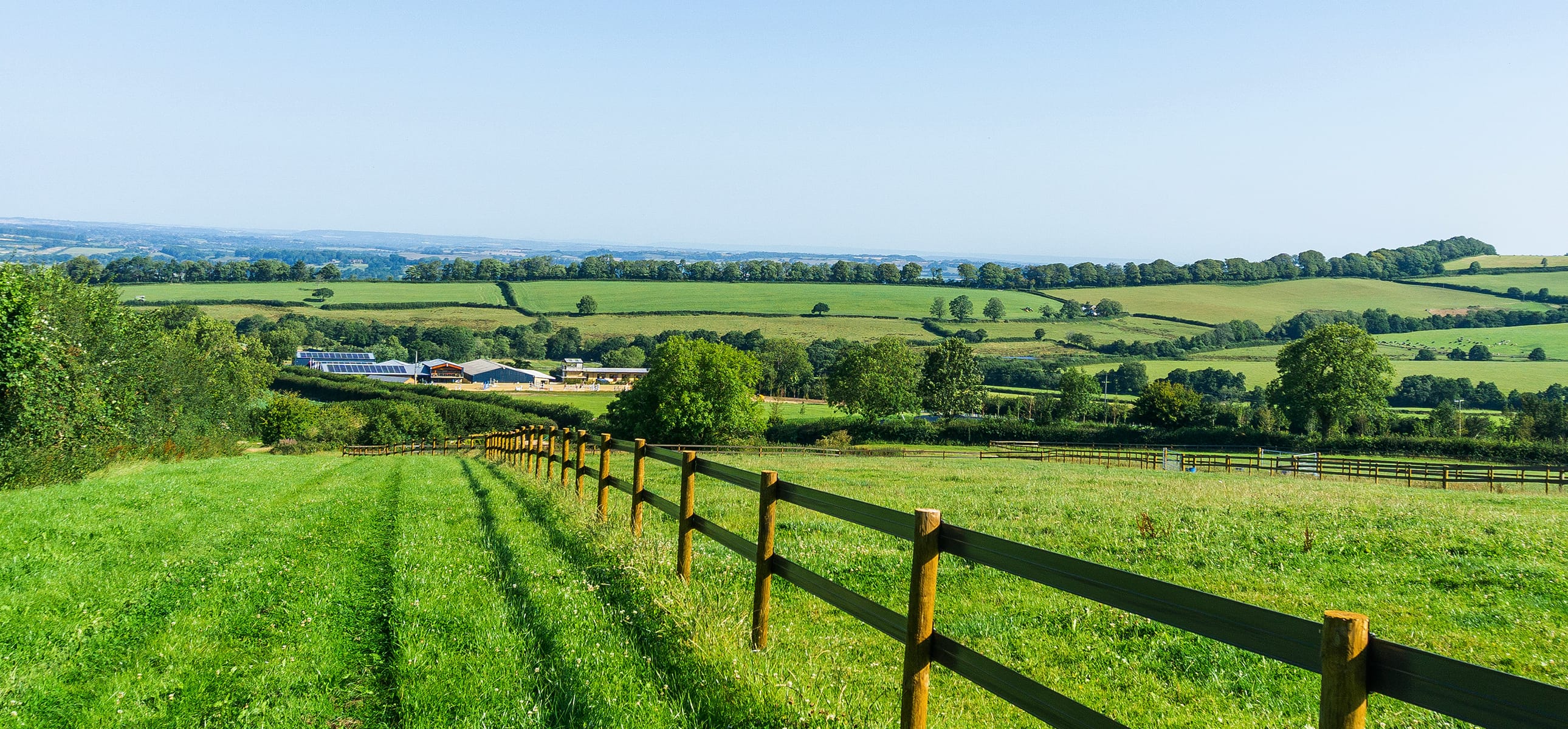 A view to Lower Chapel Marsh Farm