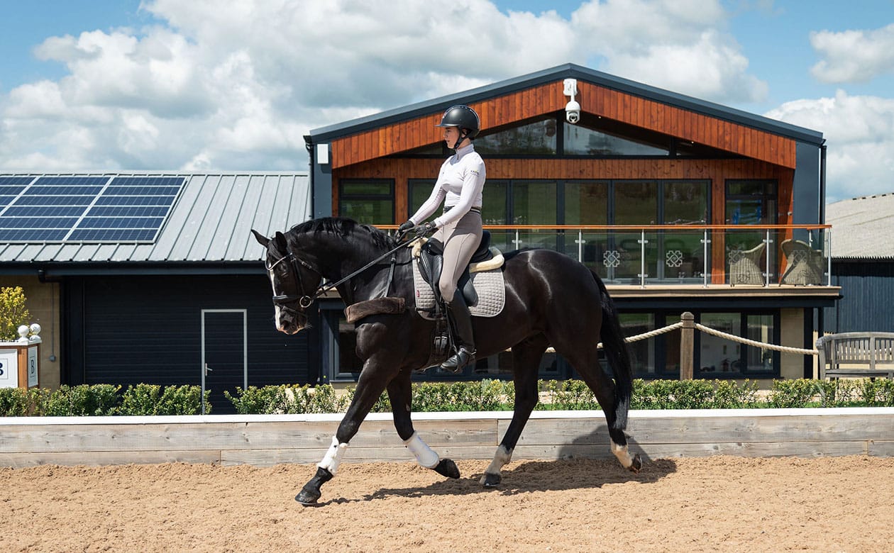 The new buildings at Chedington Equestrian