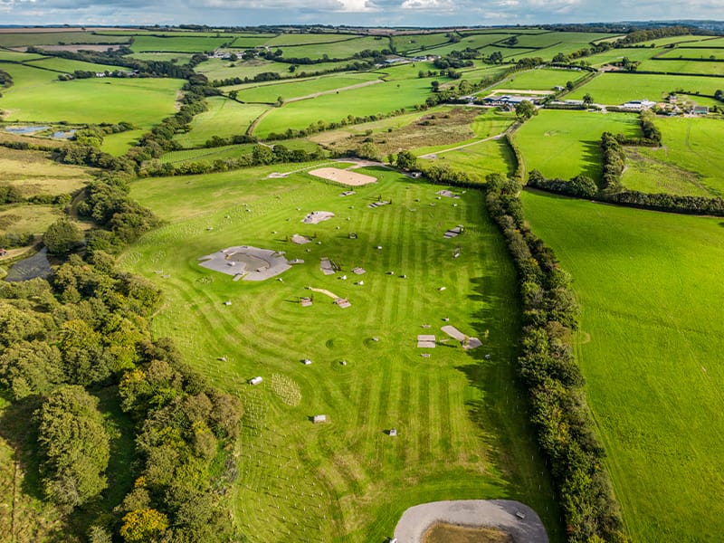 The XC course at Chedington Equestrian